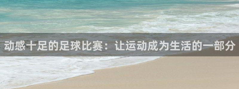 下载熊猫体育：动感十足的足球比赛：让运动成为生活的一部分